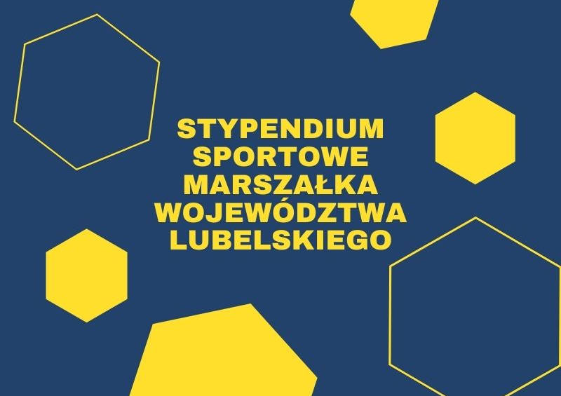 Stypendium sportowe Marszałka województwa lubelskiego