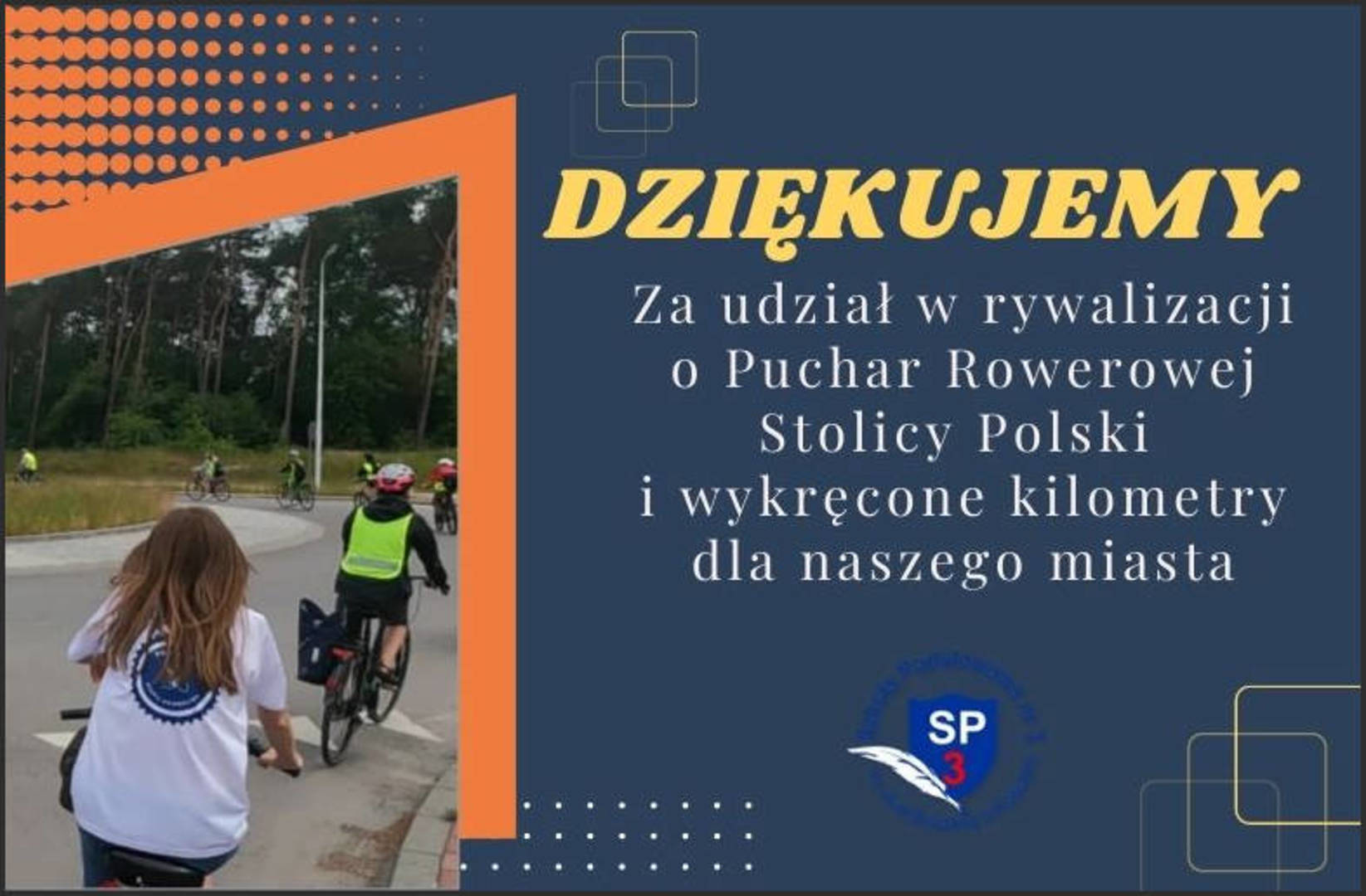 Rowerowa Stolica Polski - podziękowanie